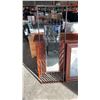 Image 2 : 2 DESIGNER MIRRORS 34"X23 AND 58"X19" BEVELLED