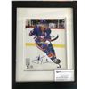 Image 1 : JOHN TAVARES SIGNED AND CUSTOM FRAMED 8 X 10 (FRAMEWORTH COA)