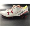 Image 2 : PATRICK PETERSON DUAL SIGNED AND GAME USED UNDER ARMOUR CLEATS  (CARDINALS COA)_