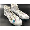 Image 1 : ARIZONA CARDINALS SIGNED GAME USED CLEATS; LARRY FITZGERALD AND CHANDLER JONES ON TOES (CARDINALS CO