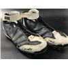 Image 1 : BEANIE WELLS DUAL SIGNED GAME WORN  ARIZONA FOOTBALL CLEATS JSA COA