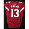 Image 1 : JARON BROWN SIGNED GAME USED ARIZONA CARDINALS JERSEY (PSA DNA AND CARDINALS COA)