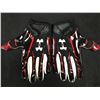 Image 1 : PATRICK PETERSON DUAL SIGNED UNDER ARMOUR GLOVES WITH INSCRIPTION (CARDINALS COA)