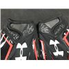 Image 2 : PATRICK PETERSON DUAL SIGNED UNDER ARMOUR GLOVES WITH INSCRIPTION (CARDINALS COA)