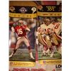 Image 2 : S/4 JOE MONTANA SUPER BOWL LIMITED EDITION FULL DECORATED PLATES