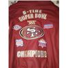 Image 5 : RARE 49ERS  5 X SUPER BOWL CHAMP JACKET MAN'S XXL  (LOOKS NEW )
