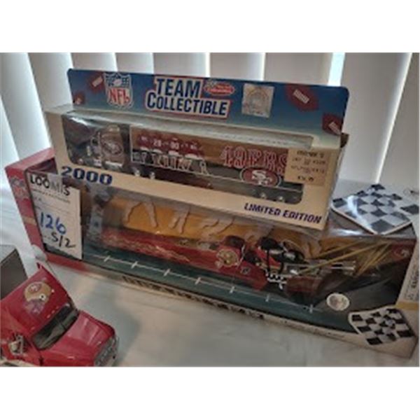 S/2 NEW : TEAM SEMI & 49ERS DRAGSTER