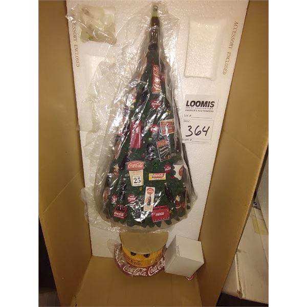 DANBURY COKE LARGE RESIN CHRISTMAS TREE/ ELECTRIC