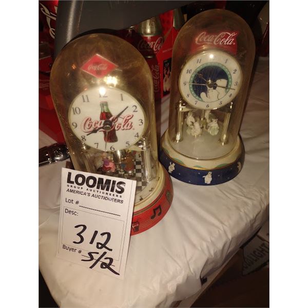 S/2 COKE anniversary CLOCKS