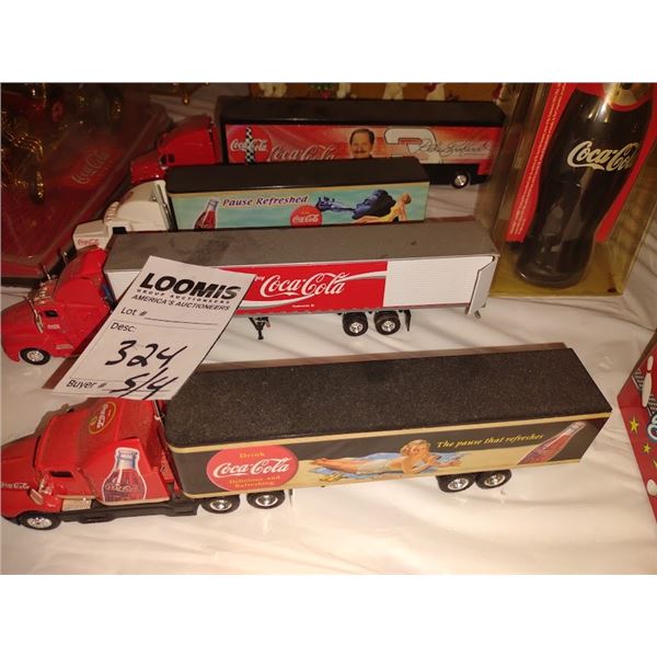 S/4 COKE TRACTOR TRAILERS