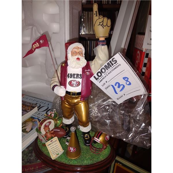 Danbury Mint New 49ERS Santa
