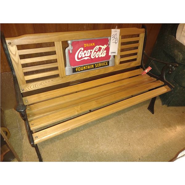 NEW COKE WOOD & CAST BENCH