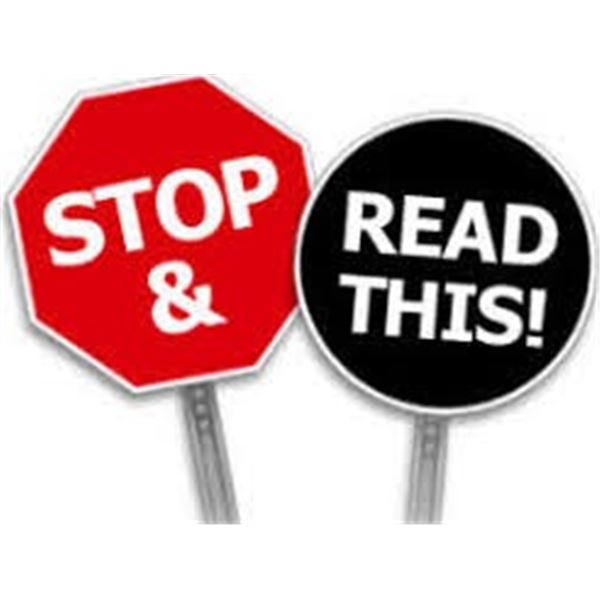 NOTICES / TERMS & CONDITIONS