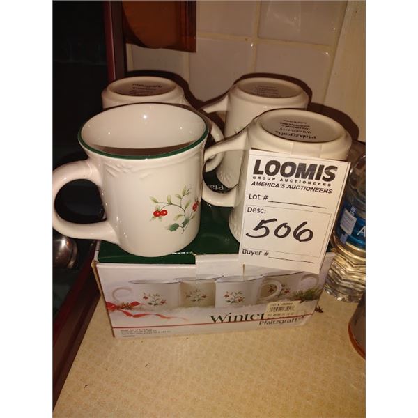 NEW STONEWARE CUPSET