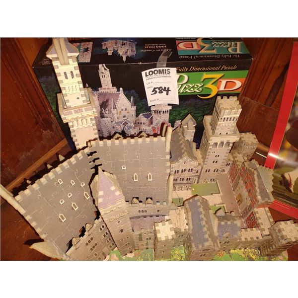 3d Puzzle lot