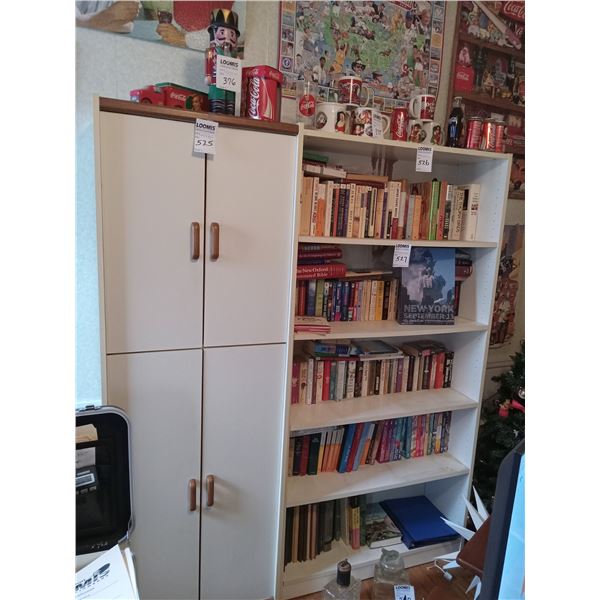 WHITE BOOK AND CABINET UNIT