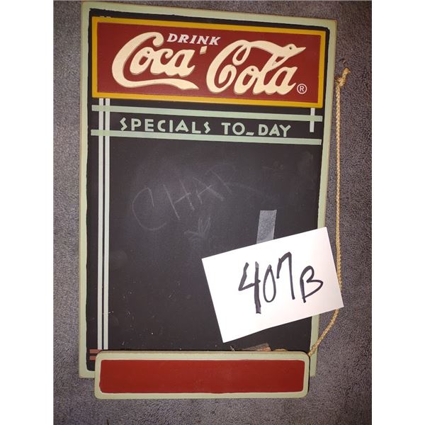 VINTAGE COCA COLA   RESTURANT BOARD