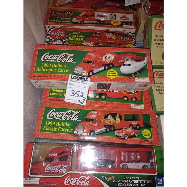 NEW CC COLLECTORS TRUCKS X 8