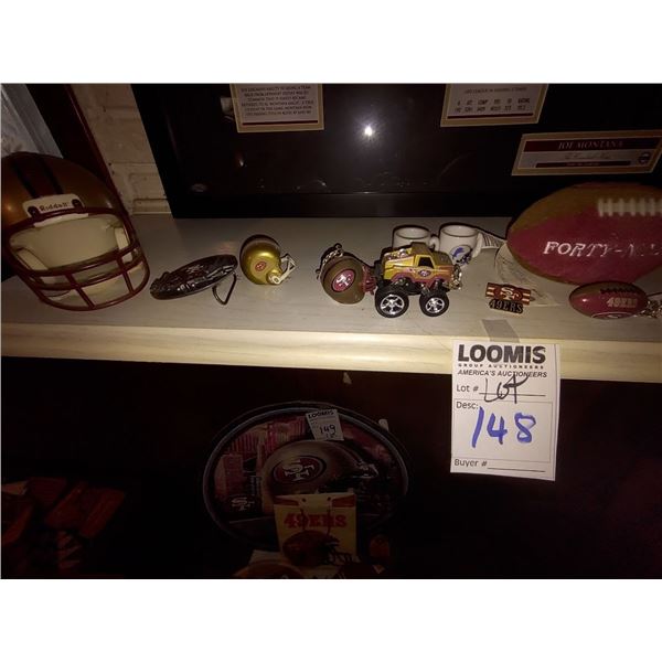 ASST LOT OF  49ERS ITEMS