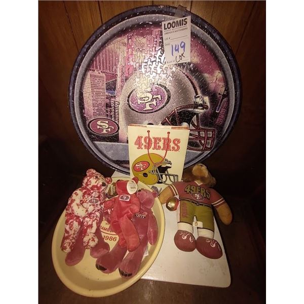 ASST LOT OD 49ERS ITEMS