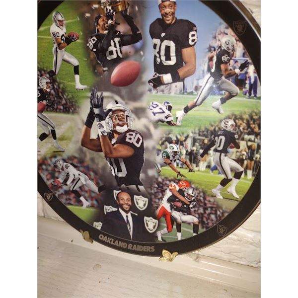JERRY RICE (RAIDERS ) COLLECTORS PLATE