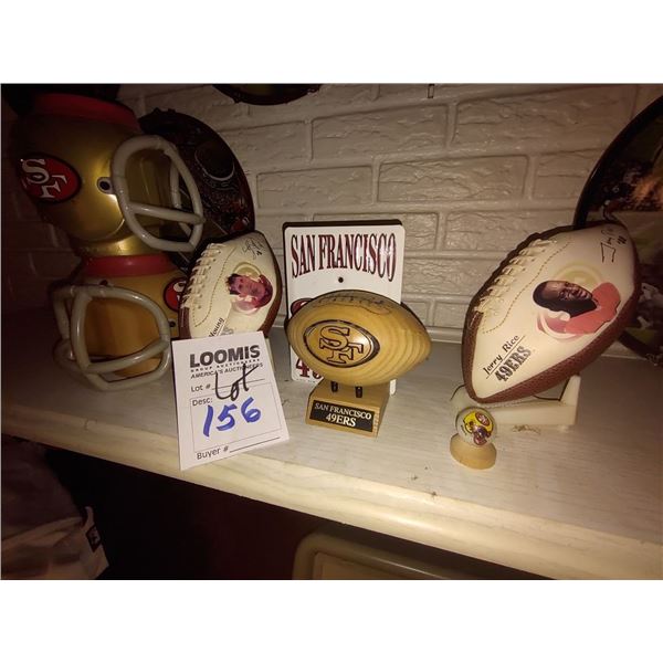 ASST LOT OD 49ERS ITEMS