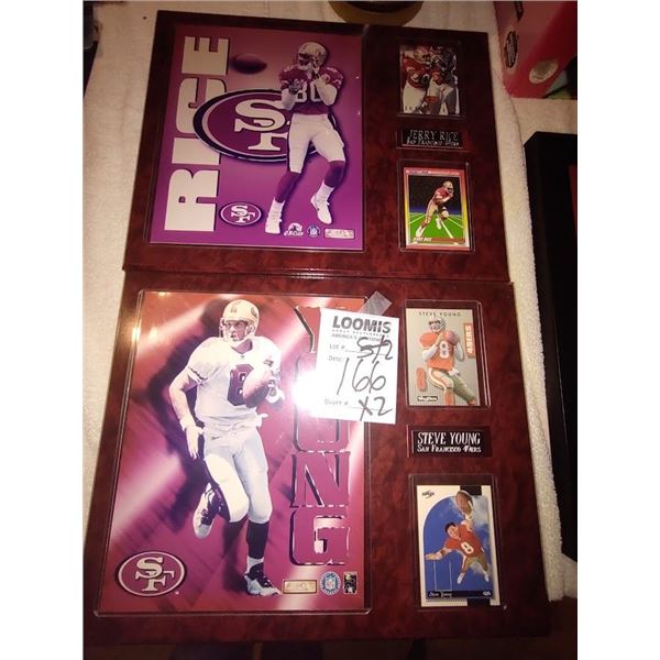 S/2 RICE & YOUNG WALL PLAQUES
