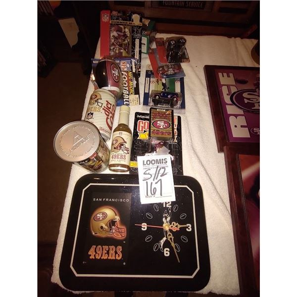 LARGE LOT OF ASS 49ERS ITEMS