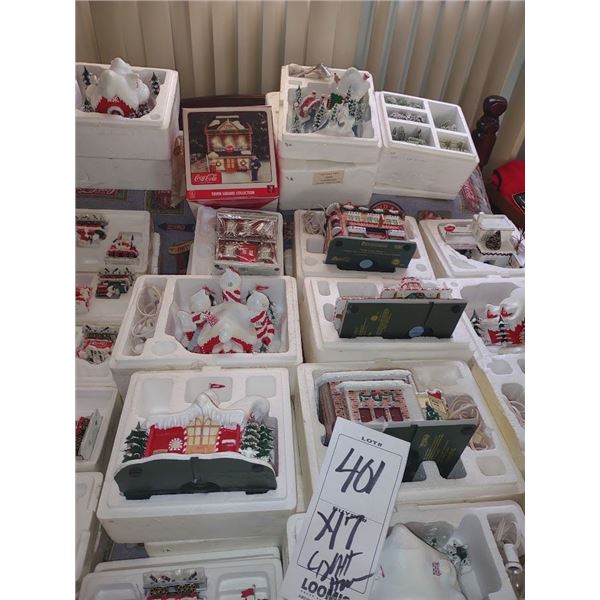 LARGE COLLECTION OF CC CHRISTMAS HOUSES X 29 PCS