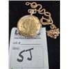 Image 5 : Beautiful Antique Elgin  Pocket Watch w Lion Head (with stones) Fob