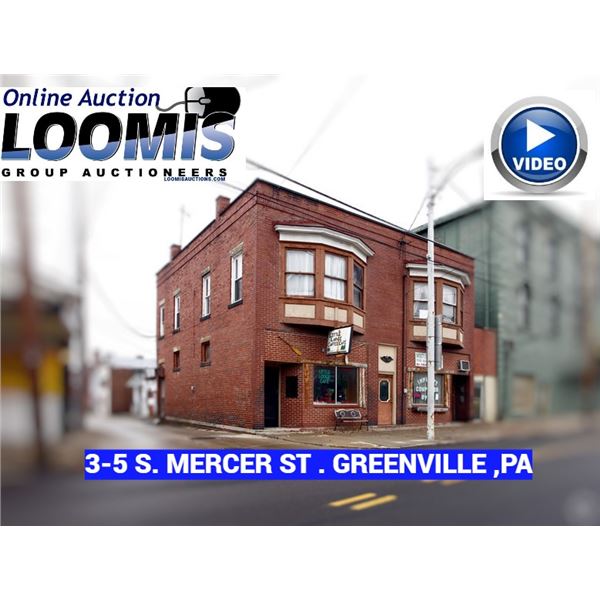 BRICK, Xs  4 INCOME COMMERICAL BUILDING /GREENVILLE PA
