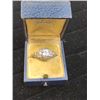 Image 3 : BEAUTIFUL ANTIQUE PLATINUM  LADIES DIAMOND RING