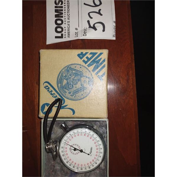 Rare Vintage Minerva Swiss USA Military Government Timer stop watch(AKA LOT 525)