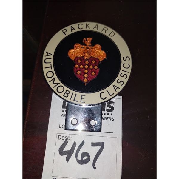 Large Chrome Packard Automobile  Item