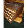 Image 1 : RARE ANTIQUE CHINESE MAHJONG GAME IN CARRY WOOD CASE(AKA:#376 )