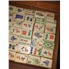 Image 2 : RARE ANTIQUE CHINESE MAHJONG GAME IN CARRY WOOD CASE(AKA:#376 )
