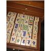 Image 3 : RARE ANTIQUE CHINESE MAHJONG GAME IN CARRY WOOD CASE(AKA:#376 )
