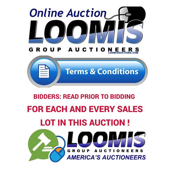 TERMS & CONDTIONS FOR EACH AND EVERY ITEM/ SALES LOT