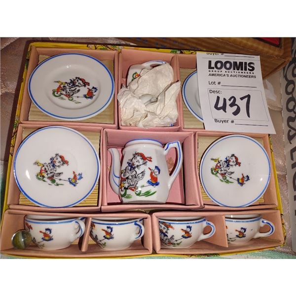 Antique Japan Tea Set In The Original Box