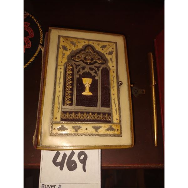 1907 Unique Cloisonne Cover Hungarian Bible