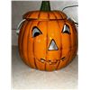 Image 1 : LARGE LIGHT UP CERAMIC PUMPKIN