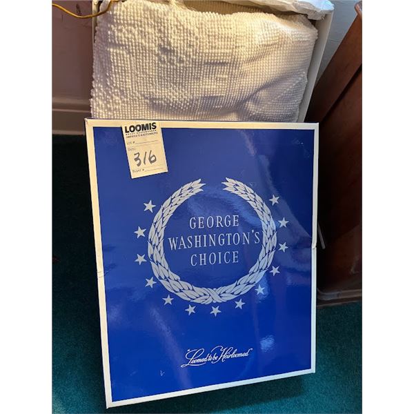 GEORGE WASHINGTON NEW STANDARD // DOUBLE BED COVER