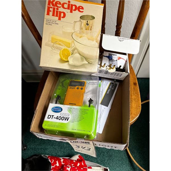 WEATHER ALERT RADIO & NEW ITEMS SALES LOT