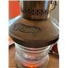 Image 2 : ANTIQUE COPPER TOPLIGHT SHIP LAMP