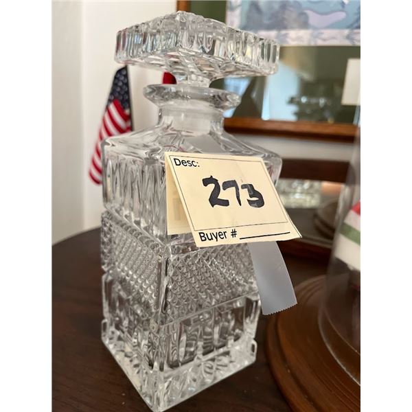 ANTIQUE GLASS DECANTER