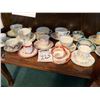 Image 1 : COLLECTION OF BONE CHINA,  ANTIQUE CUPS AND SAUCERS
