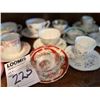 Image 3 : COLLECTION OF BONE CHINA,  ANTIQUE CUPS AND SAUCERS
