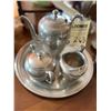 Image 1 : ANTIQUE FOUR PIECE SIGNED PAIRPOINT PEWTER TEA SET