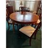 Image 3 : Beautiful  Antique Dining Table & Chairs (5 pc set )