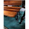 Image 2 : Antique Child's Wood Seat with Iron Frame